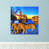 Ruf der Wildnis Leinwanddruck (Insitu (Holzboden))