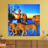 Ruf der Wildnis Leinwanddruck (Insitu (Wohnzimmer))