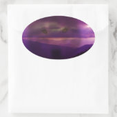 Ruf der Wildnis Ovaler Aufkleber (Tasche)