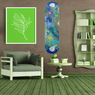 Ruf des Meeres Meerestiere Blauer Ozean Seestern  Skateboard