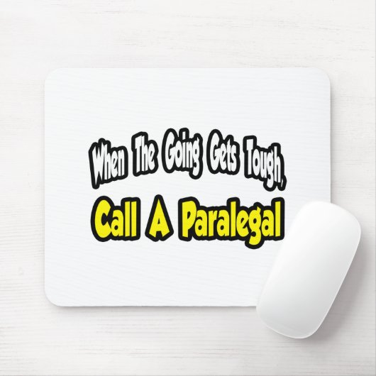 Ruf einen Paralegal an Mousepad (Mit Mouse)