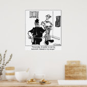 Ruf einen Schlossermeister, keinen Anwalt. Poster (Küche)