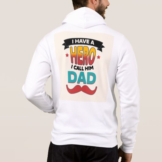Ruf Ihm Vater Hoodie Stylish an (Rückseite)