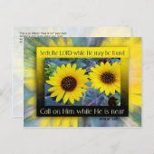 Ruf ihn an postkarte (Vorne/Hinten)