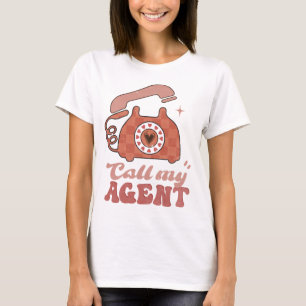 Ruf meinen Agent Funny Valentine's Day T-Shirt