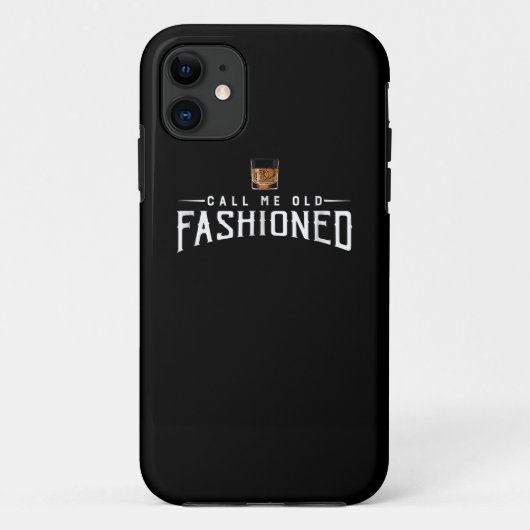 Ruf mich als altmodischen Whiskey an Case-Mate iPhone Hülle (Rückseite)