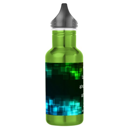 Ruf mich an, Bibelverse Jeremiah 33:3 Wasserflasch Trinkflasche (Links)