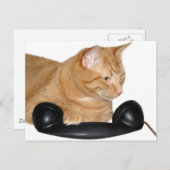 Ruf mich an postkarte (Vorne/Hinten)