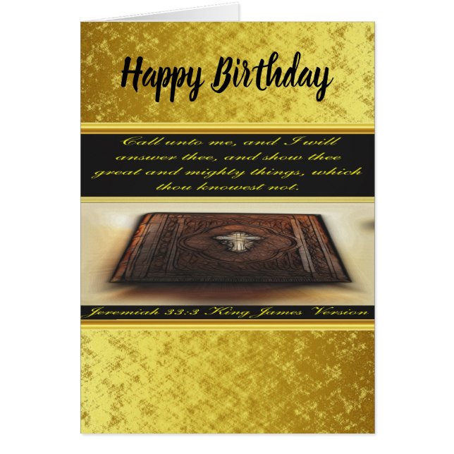 Ruf mich an, und ich werde dir Jeremija 33:3 antwo (Vorne)