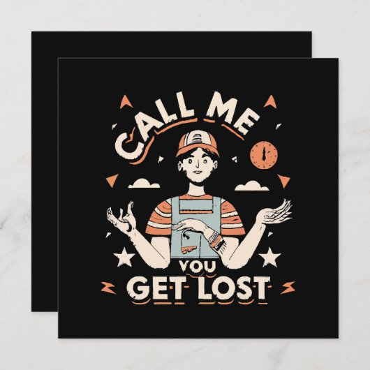 Ruf mich an, wenn du dich verirrst (Vorne/Hinten)