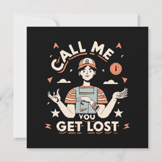 Ruf mich an, wenn du dich verirrst (Rückseite)