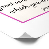 Ruf mich Bibelverse Jeremiah Christlich Gicleé an Poster (Ecke)