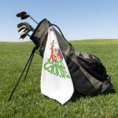 Ruf mich Caddy Golfhandtuch (Gras)