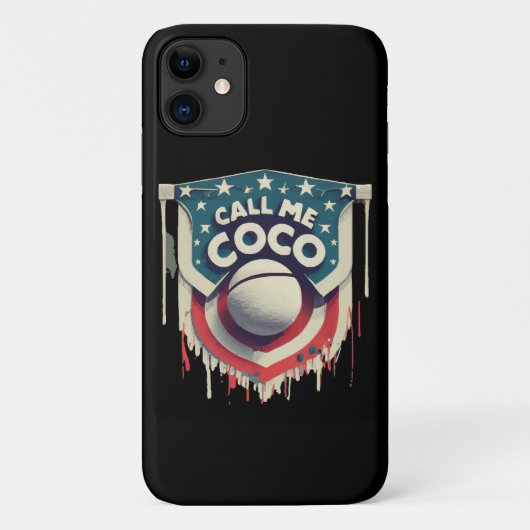 Ruf mich Coco als Champion an Case-Mate iPhone Hülle (Rückseite)