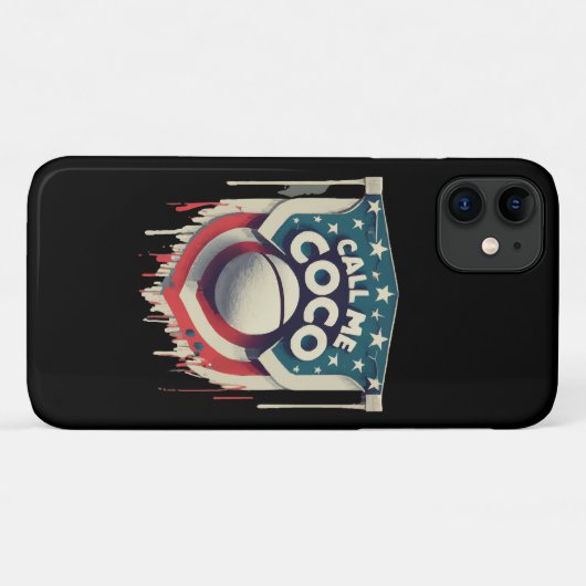 Ruf mich Coco als Champion an Case-Mate iPhone Hülle (Rückseite (Horizontal))