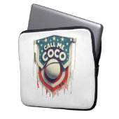 Ruf mich Coco als Champion an Laptopschutzhülle (Vorderseite Links)