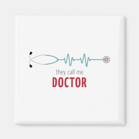 Ruf mich Doktor an Magnet (Vorne)