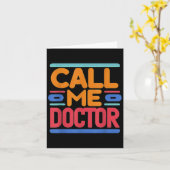Ruf mich Doktor ____— Karte (Gelbe Blume)