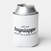 Ruf mich Lagniappe Dosenkühler (Kanne Vorderseite)