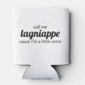 Ruf mich Lagniappe Dosenkühler (Rückseite)