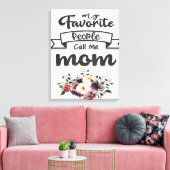 Ruf mich Mama an! Bestes Mama-Geschenk je Leinwanddruck (Insitu (Wohnzimmer))