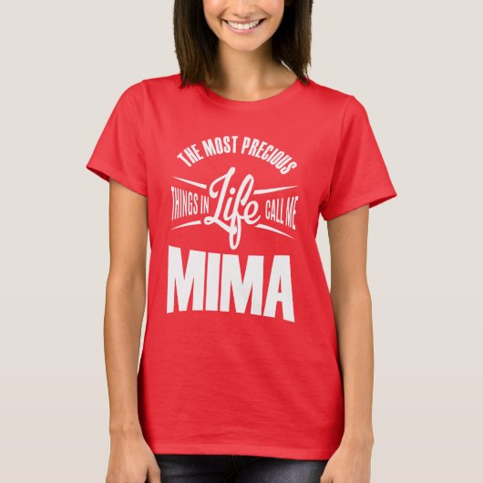 Ruf mich Mima an T-Shirt (Vorderseite)