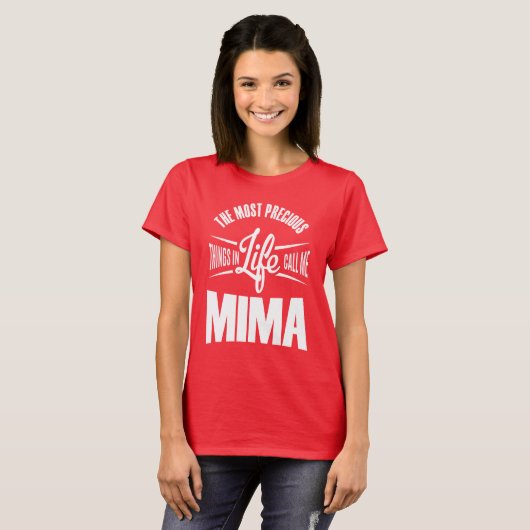 Ruf mich Mima an T-Shirt (Vorne ganz)