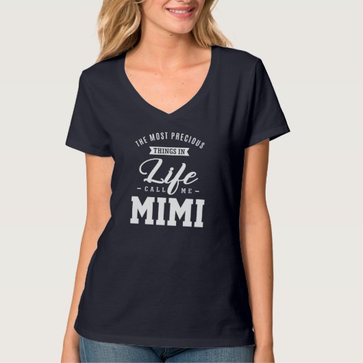 Ruf mich Mimi T-Shirt (Vorderseite)