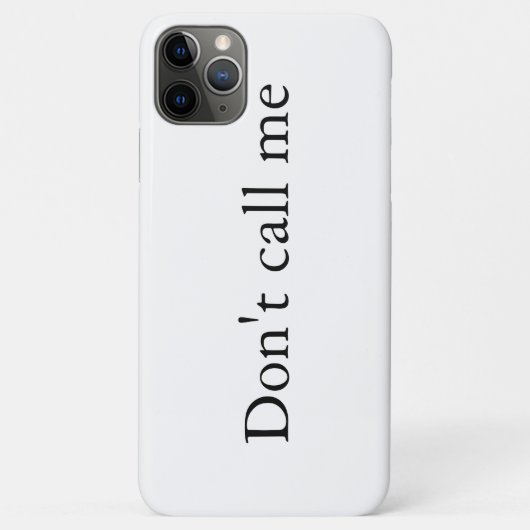 Ruf mich nicht an - Case-Mate iPhone hülle (Rückseite)