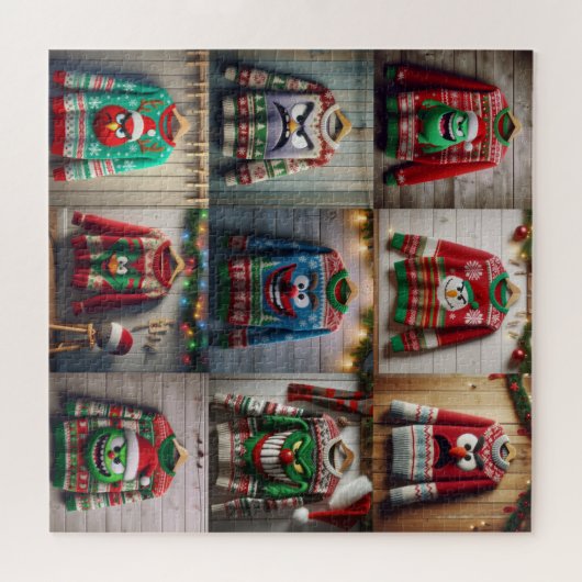 Ruf mich nicht hässlich an! Weihnachtssüßer Puzzle (Horizontal)