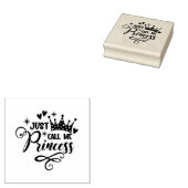 Ruf mich Princess-Briefmarke Gummistempel (Stempel)