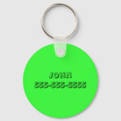 Ruf mich Schlüsselanhänger an (Vorderseite)