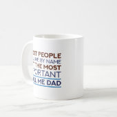 Ruf mich Vater an Kaffeetasse (Vorderseite Links)