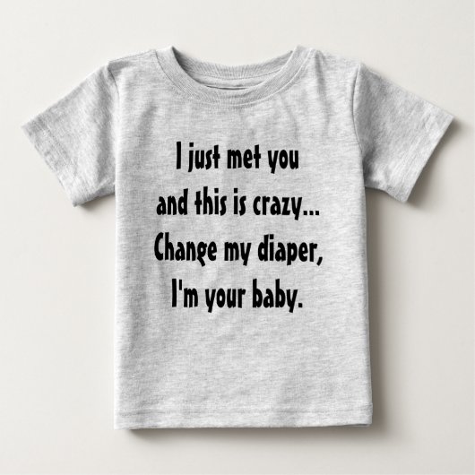 Ruf mich vielleicht an baby t-shirt (Vorderseite)