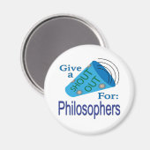 Ruf nach Philosophen Magnet (Vorderseite/Rückseite)