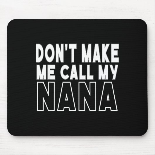 Ruf nicht an Oma Kleinkind Oma Muttertag Mousepad (Vorne)