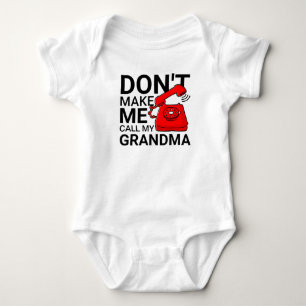 Ruf nicht meine Oma an Baby Strampler