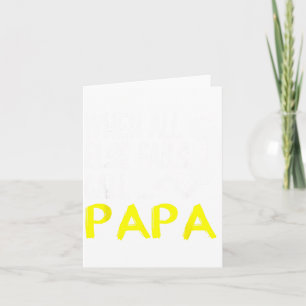 Ruf Papa an, wenn alles andere Kunstwerk Karte