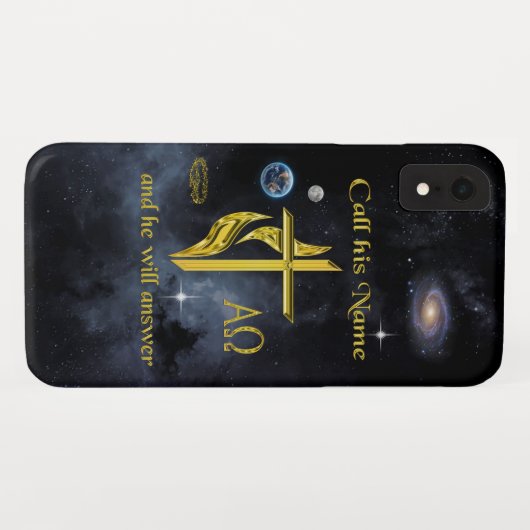 Ruf seinen Namen an Case-Mate iPhone Hülle (Rückseite (Horizontal))