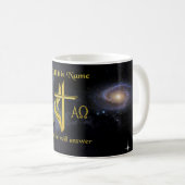 Ruf seinen Namen an Kaffeetasse (VorderseiteRechts)