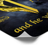 Ruf seinen Namen an Poster (Ecke)