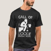 Ruf von Doodie Special Plops Funny Nerd Gamer Desi T-Shirt (Vorderseite)