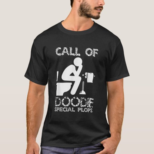 Ruf von Doodie Special Plops Funny Nerd Gamer Desi T-Shirt (Vorderseite)