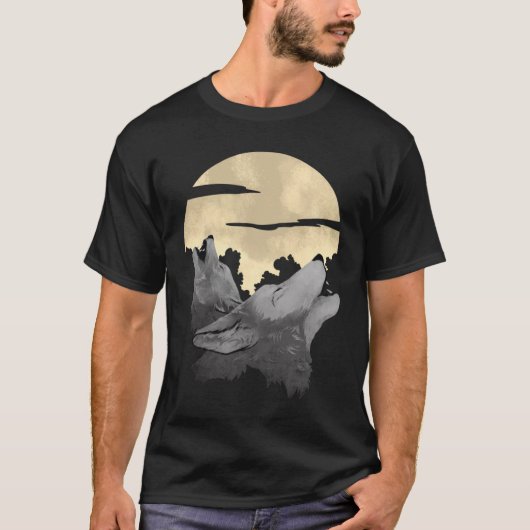 Ruf von Freiheit Wolf T-Shirt (Vorderseite)