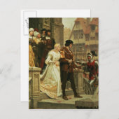 Ruf zu Waffen, 1888 Postkarte (Vorne/Hinten)