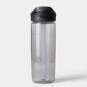 Rufbriefträger im Ruhestand Trinkflasche (Rückseite)