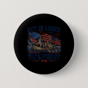 Rufe In Crossing The Delaware 4. Juli Vintage 1 Button
