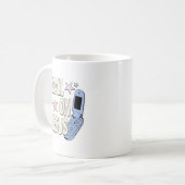 Rufe Jesus an – Retro-Glaubensdesign Kaffeetasse (Vorderseite Links)