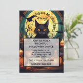 Rufen alle Kreaturen der Nacht Einladung (Stehend Vorderseite)