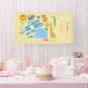 Rufen alle Party Kindergeburtstag Party Banner